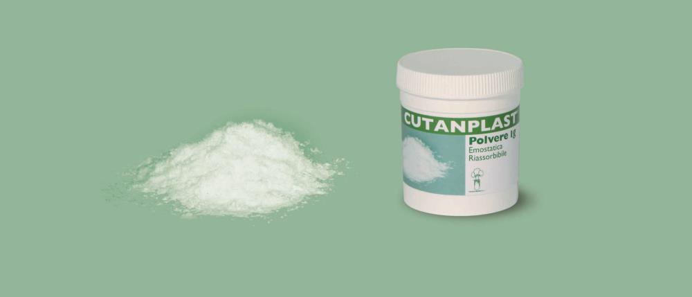 Cutanplast Puder 1 Gramm pro Sterilbehälter