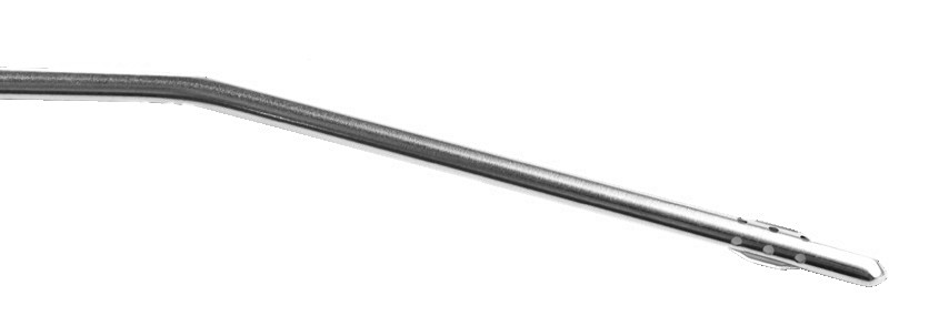 Turbo Liposuctionkanüle rechts geb., Ø 4 mm, 30 cm