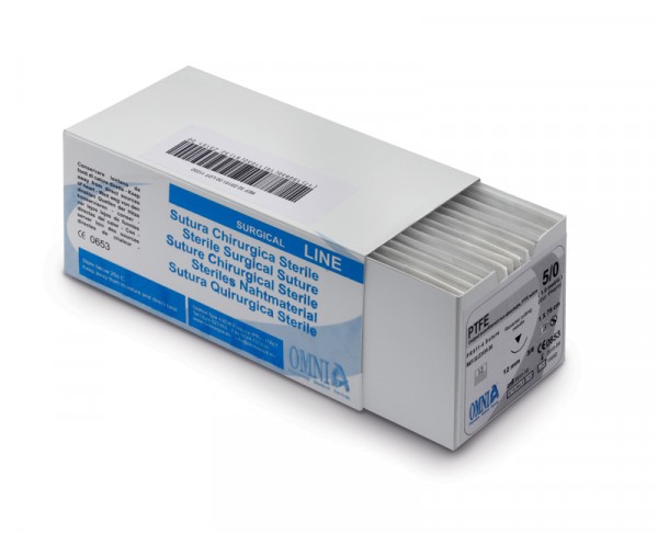 PTFE Nahtmaterial 5-0, monofil, 45 cm,