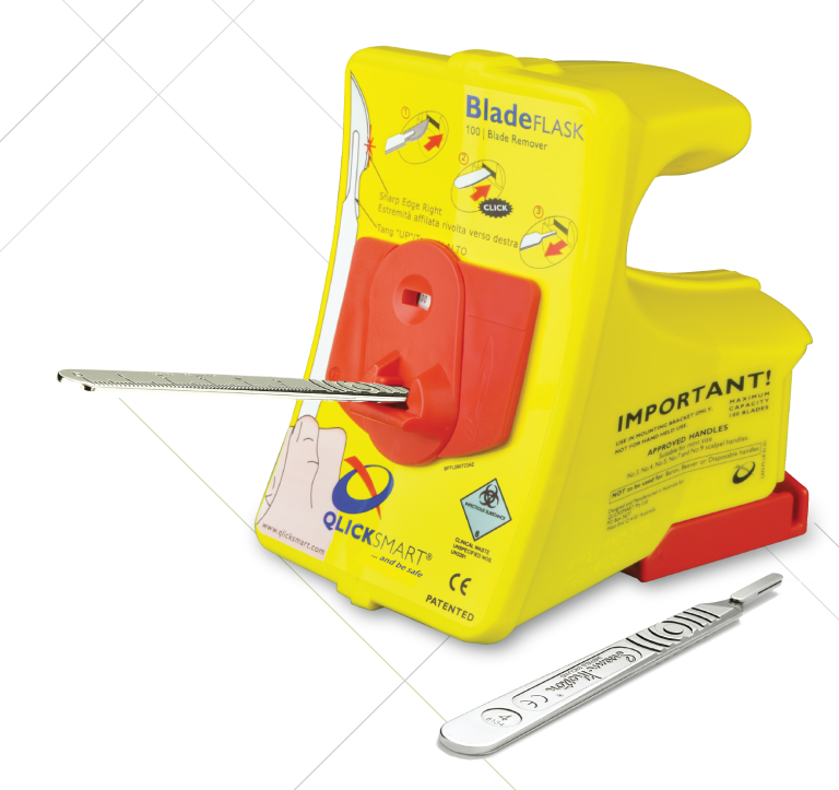 Qlicksmart Skalpellklingenentferner BladeFlask, Pck á 24 Stk