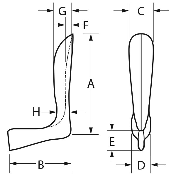 Sizer zu Anatomical Nasal Implantate