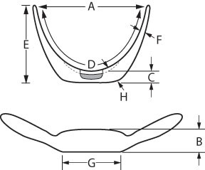 Sizer für Terino Square Kinn Implantate Style II