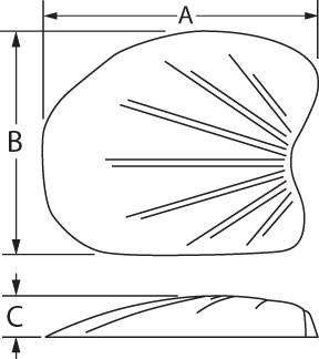 Temporal Shell Implantat, rechts