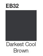 Tätowierfarbe, Darkest Cool Brown 2 ml, steril