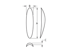 Sizer zu Flowers Dorsal Nasal Implantate